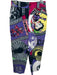 Gianni Versace Size 52 Purple & Multi Print Cotton Blend Abstract Khakis Pants Purple & Multi Print / 52