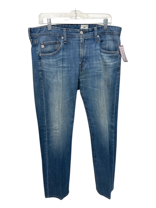 AG Size 34 med light wash Cotton Blend Solid Jean Men's Pants med light wash / 34