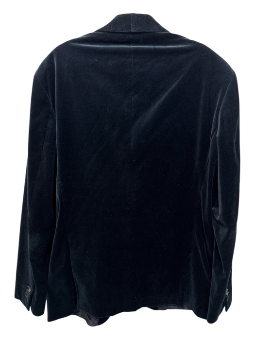 Club Monaco Navy Velour Solid Dinner Jacket Men's Blazer Navy / 44