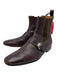 Gucci Shoe Size 11 Dark Brown Leather Solid Strap Boot Men's Shoes Dark Brown / 11