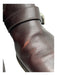Gucci Shoe Size 11 Dark Brown Leather Solid Strap Boot Men's Shoes Dark Brown / 11