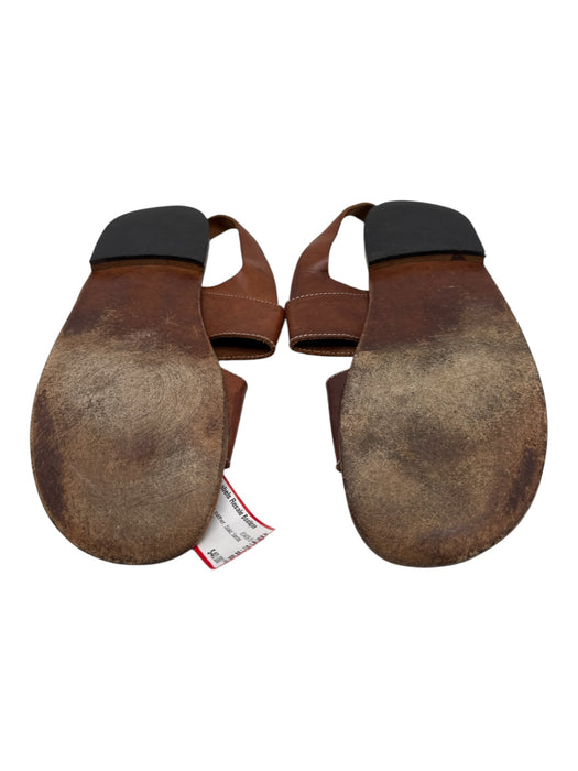 Neiman Marcus Shoe Size 11 AS IS Brown Leather Solid Sandal Men's Shoes Brown / 11