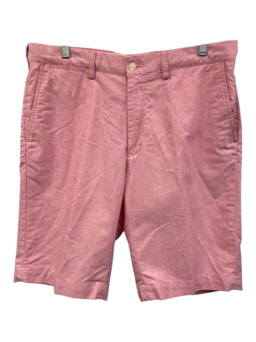 Polo Size 34 Red Cotton Solid Khaki Men's Shorts Red / 34