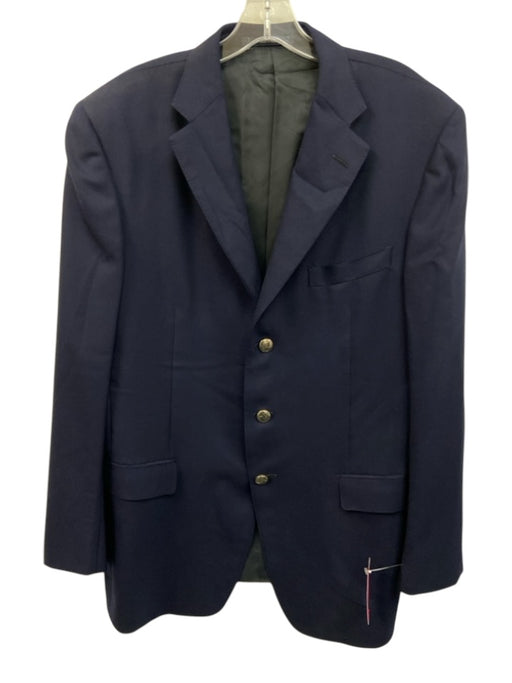 Zegna Natural Wool Blend Solid 3 button Men's Blazer Natural / 52L