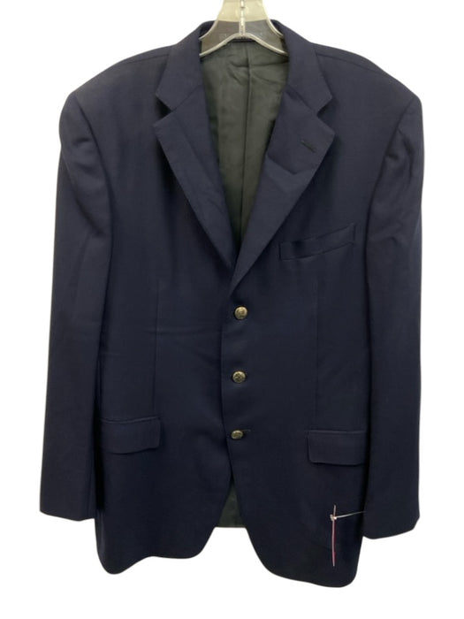 Zegna Natural Wool Blend Solid 3 button Men's Blazer Natural / 52L