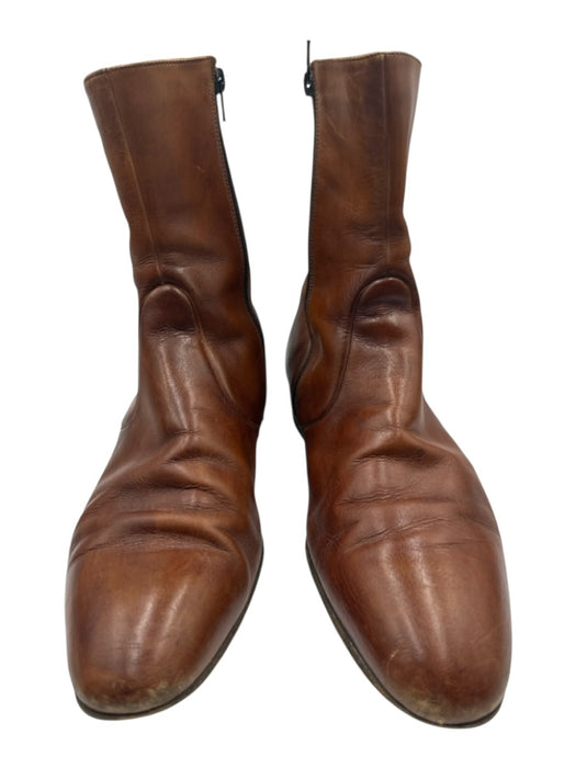 No Brand Shoe Size 11 AS IS Brown Leather Solid Boot Men's Shoes Brown / 11