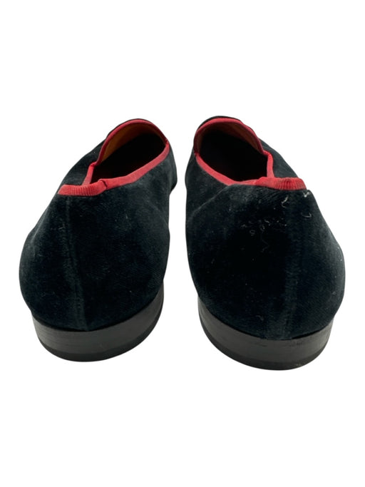 Stubbs & Wooten Shoe Size 11.5 AS IS Black & Red Suede Men's Shoes Black & Red / 11.5