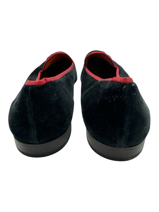 Stubbs & Wooten Shoe Size 11.5 AS IS Black & Red Suede Men's Shoes Black & Red / 11.5