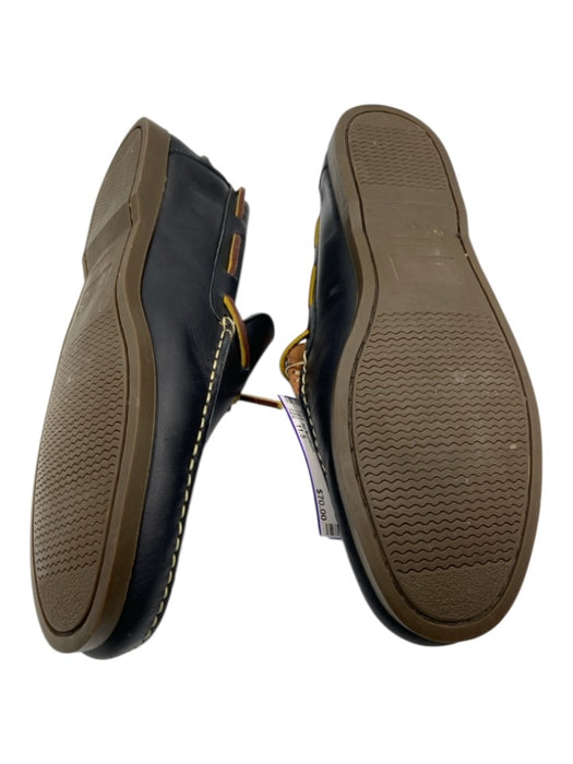 Sid Mashburn Shoe Size 11.5 AS IS Navy Blue & Brown Boat Men's Shoes Navy Blue & Brown / 11.5
