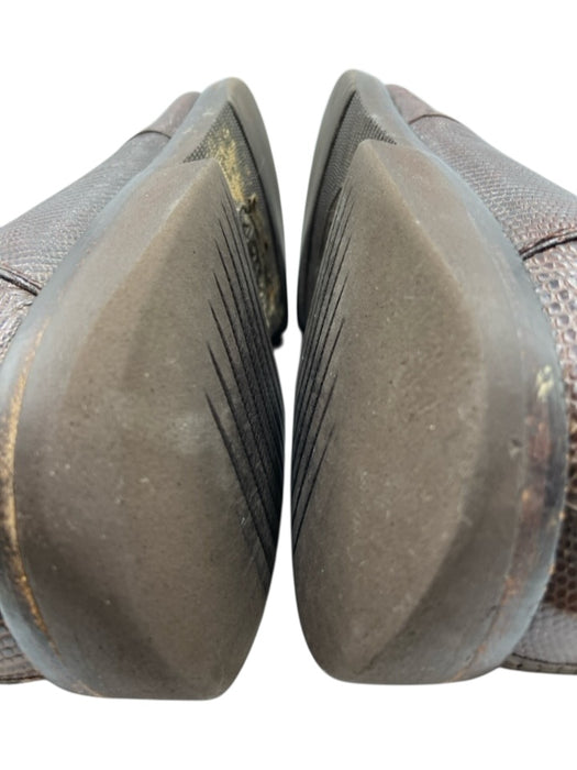 No Brand Shoe Size 11.5 AS IS Brown Lizard Low Top Men's Shoes Brown / 11.5