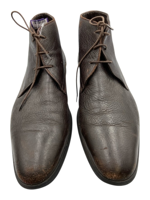 Bally Shoe Size 11 AS IS Brown Leather Solid Boot Men's Shoes Brown / 11