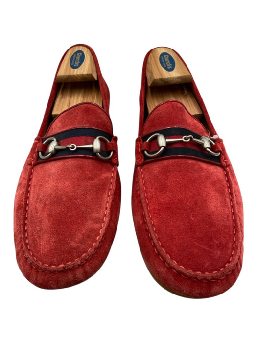 Gucci Shoe Size 11 AS IS Red Suede Solid Men's Shoes Red / 11