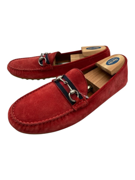 Gucci Shoe Size 11 AS IS Red Suede Solid Men's Shoes Red / 11