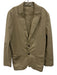 Club Monaco Beige Cotton Front Pockets 2 Button Men's Blazer Beige / L
