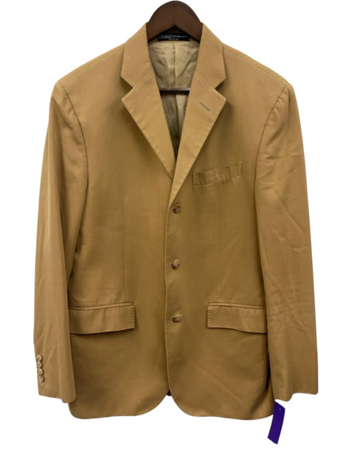 Polo Ralph Lauren Beige Cotton 3 button Men's Suit Beige / 40