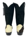 Remington Boot Co. Shoe Size 12 Black, Brown, White Suede & Ponyhair Cow Boots Black, Brown, White / 12