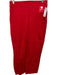 Spanx Size M Red Cotton & Rayon Elastic Waist Straight Leg Pants Red / M