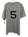 Mitchell & Ness Size 42 Gray & Navy Print Wool Solid Jersey Men's Short Sleeve Gray & Navy Print / 42