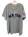 Mitchell & Ness Size 42 Gray & Navy Print Wool Solid Jersey Men's Short Sleeve Gray & Navy Print / 42