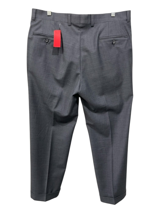 H Stockton Size 35 Gray Wool Blend Zip Fly Men's Pants Gray / 35