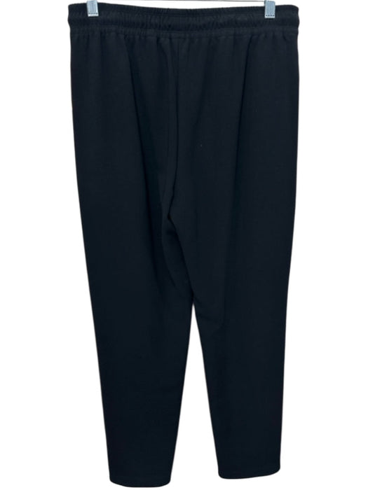 Theory Size 2 Black Triacetate Elastic Waist High Rise Ankle Slit Pants Black / 2