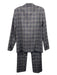 Theory Size 4 Brown, Gray & Black Wool Blend Plaid Double Breast Pant Set Brown, Gray & Black / 4