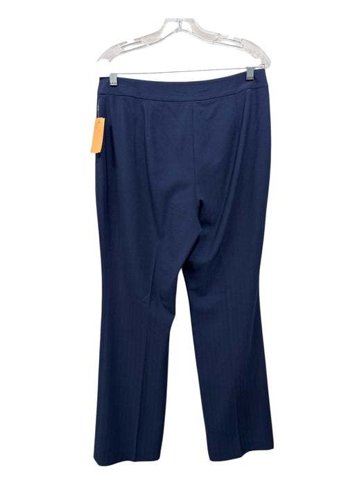 Elie Tahari Size 6 Navy Polyester Single Breasted Gold Button Detail Pant Set Navy / 6