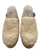 Kelsi Dagger Cream, Tan & Silver Leather Sherpa Studs Sling back Clogs Cream, Tan & Silver