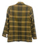 Daniel Rainn Size XS Yellow & Navy Poly Blend Lapels Plaid 3 Button Blazer Yellow & Navy / XS