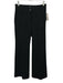 Maeve by ANTHROPOLGIE Size 2 Black Viscose & Nylon Double Button High Rise Pants Black / 2