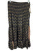 Perry Walker Size XS Black, Pink, Green Silk Blend Shirred Waist Maxi Skirt Set Black, Pink, Green / XS