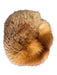 No Brand Auburn Fox Fur Fuzzy Circle Lined Hat Auburn / One Size