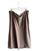 J Crew Size XXL light brown Polyester Satin Elastic Waist Maxi Seam Detail Skirt light brown / XXL