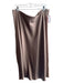 J Crew Size XXL light brown Polyester Satin Elastic Waist Maxi Seam Detail Skirt light brown / XXL