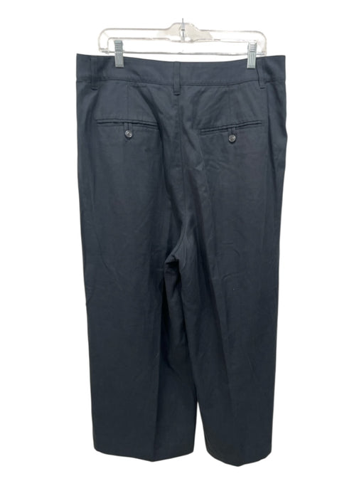 Madewell Size 14 Black Polyester High Rise Pleated pocket Wide Leg Pants Black / 14