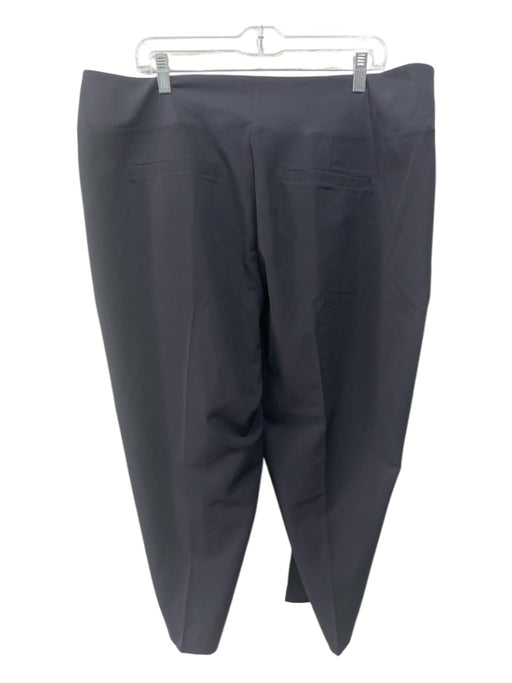 Athleta Size 18 Black Polyester Elastic Waist High Rise Pockets Athleisure Pants Black / 18