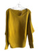 By Anthropologie Size L Mustard Yellow Viscose Blend Wide Neck Sweater Mustard Yellow / L