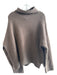 Madewell Size XL Brown Acrylic Blend Cowl Neck Long Sleeve Ribbed Sweater Brown / XL