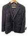 Peter Millar Dark Gray Wool Solid 2 Button Men's Suit Dark Gray / 44r