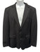 Boss Dark Gray Wool Solid 2 Button Men's Suit Dark Gray / 40R