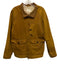 Billy Reid Size M Yellow Cotton Solid Waxed Fur Lining Men's Jacket Yellow / M