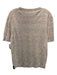Todd Snyder Size Est M Beige Linen Solid Men's Short Sleeve Beige / Est M