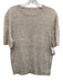 Todd Snyder Size Est M Beige Linen Solid Men's Short Sleeve Beige / Est M