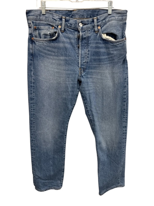 Buck Mason Size 32 Light Wash Cotton Solid Jean Men's Pants Light Wash / 32