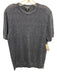 Todd Snyder Size M Navy Blue Linen Solid Men's Short Sleeve Navy Blue / M