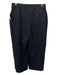 Spanx Size M Black Modal Blend Elastic Waist Solid Faux Pockets Wide Leg Pants Black / M