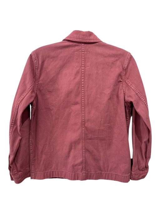 Madewell Size XS Dusty Pink Cotton Buttons Pockets Denim Collar Jacket Dusty Pink / XS
