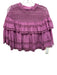 Sea New York Size 2 Light Purple Cotton Short Sleeve Crochet Lace Top Light Purple / 2