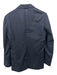 Billy Reid Navy Wool Blend Solid Patch Pocket 2 Button Men's Suit Navy / 36