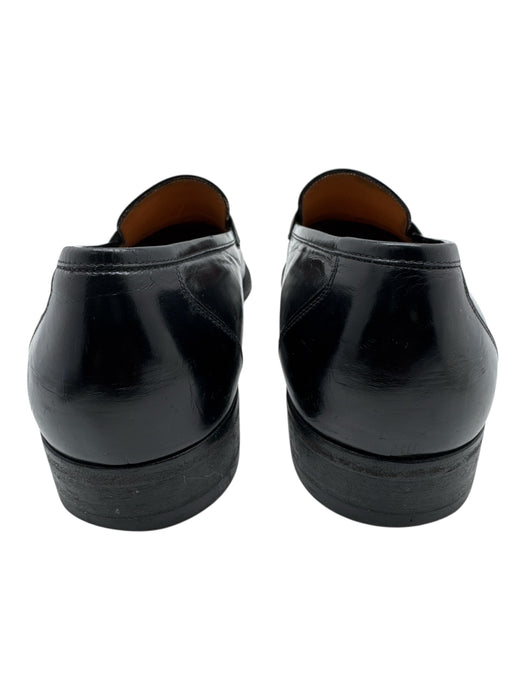 Ferragamo Shoe Size 10 Black Leather Solid Dress Men's Shoes Black / 10